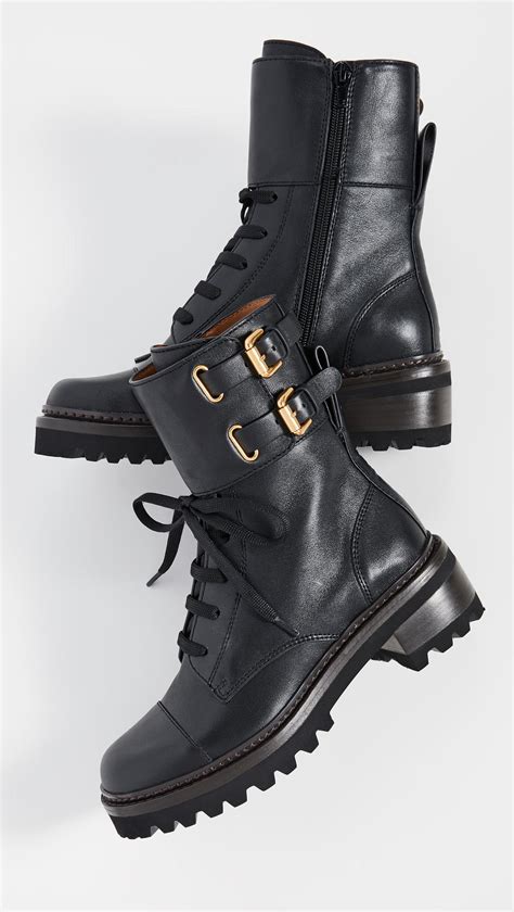 see by chloe combat boots|see by chloe boots sale.